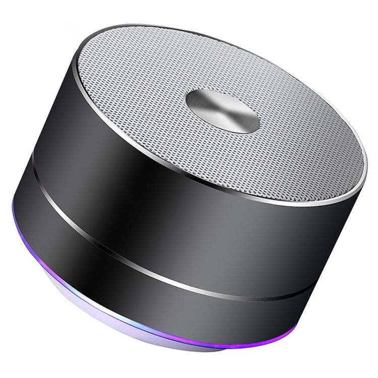 

LENRUE Portable Wireless Bluetooth Speaker Stereo Led Speakers with Built-in Mic MP3 MINI Subwoof Smart Column Loudspeaker(Grey)
