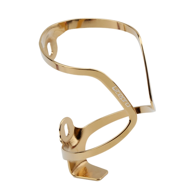 

Litepro Bicycle Bottle Cage Water Cup Holder Riding Equipment, Style:U Type(Electroplating Gold)