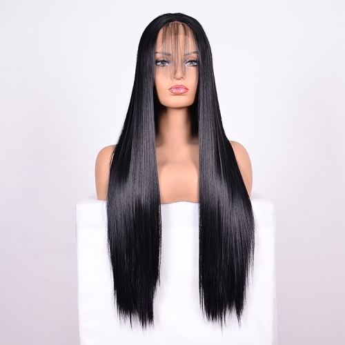 

Straight Lace Front Human Hair Wigs, Stretched Length:16 inches, Style:1