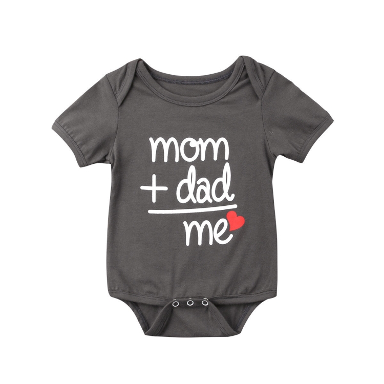 

Summer Newborn Baby Clothes Boy Girl Kids Cotton Bodysuit Funny Cute Kawaii Outfits Infant Short Sleeve, Kid Size:80cm