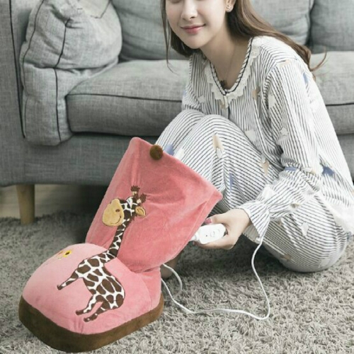 

High-top Charging Heating Heated boots Foot Warmer, Plug:CN Plug(Giraffe)
