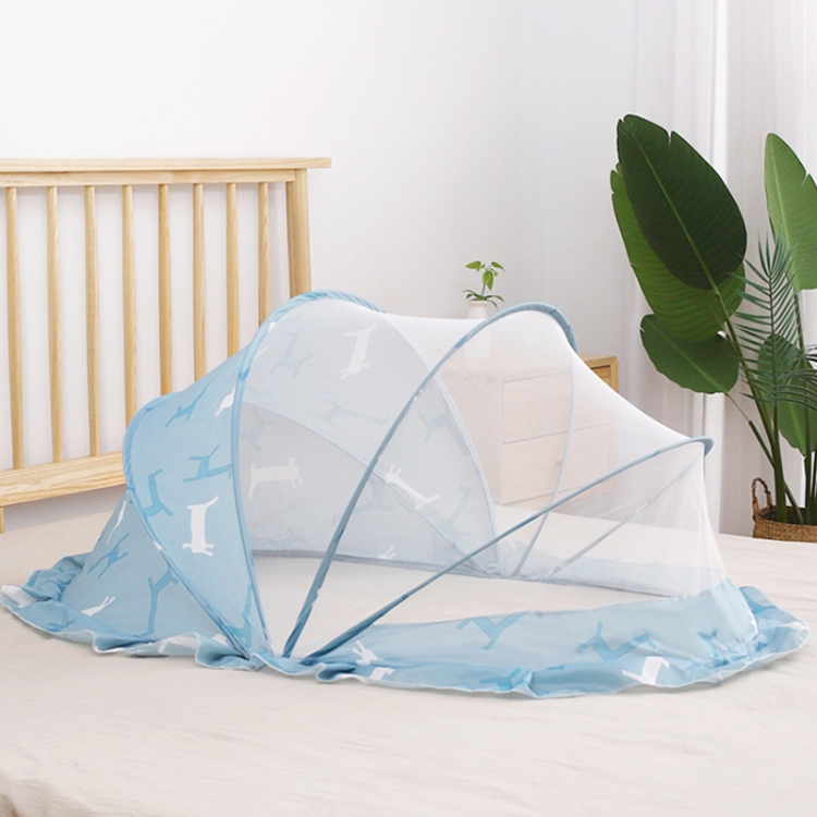 

Printed Folding Baby Mosquito Net Cover(Blue)