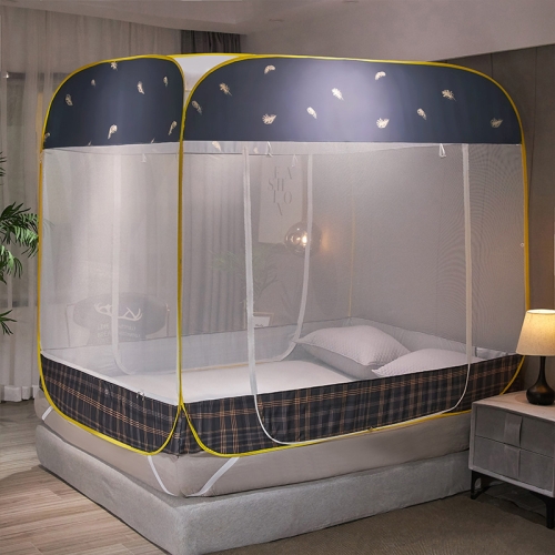 

Household Free Installation Yurt Foldable Mosquito Net, Size:150x200x170 cm(Feather)