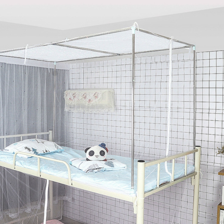 

Student Dormitory Upper Berth Free Installation of Dustproof Top Side Single Door Mosquito Net, Size:90x190x150 cm (Without Stand)