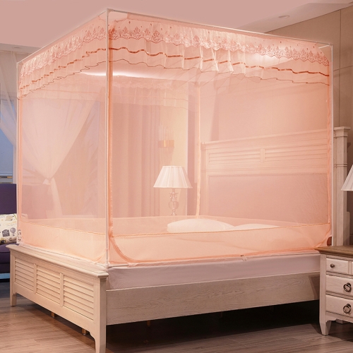 

Household Free Installation Thickened Encryption Dustproof Mosquito Net, Size:200x220 cm, Style:Bed Back(Jade)