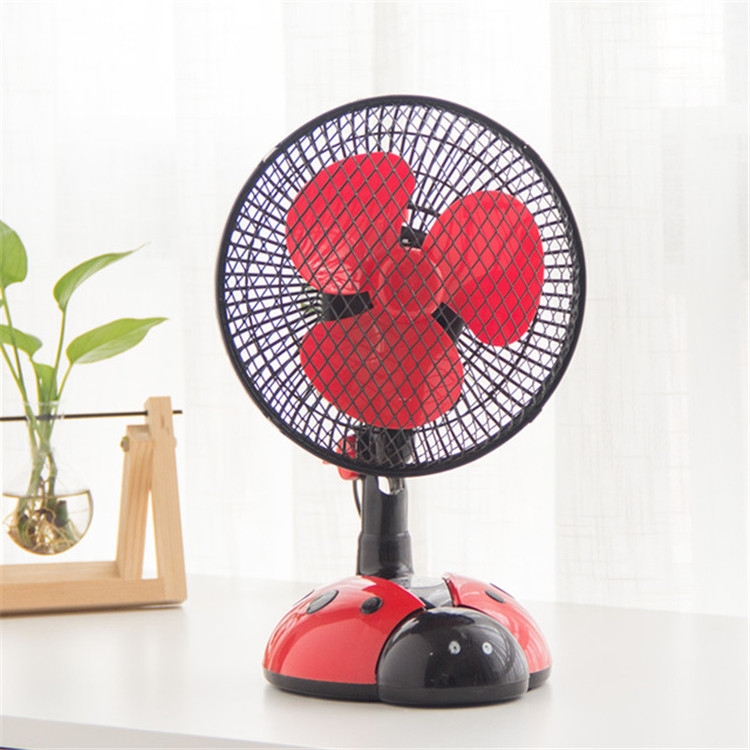 

Cartoon Mini Beetle Electric Fan Desktop Fan, Plug Type:CN Plug