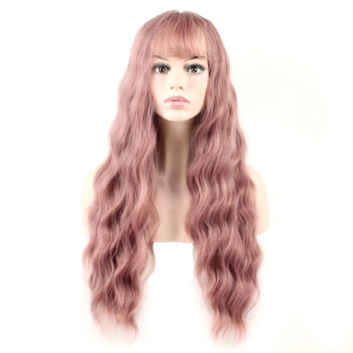 

Fluffy Long Curly Hair Mix Womens Wigs