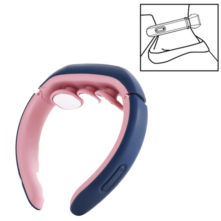 

Ailuen Three-head Intelligent Cervical Vertebra Massager Electric Shock Pulse Neck Protector(Moran)