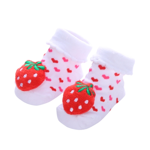 

3 Pairs Cotton Cartoon Non-slip Baby Floor Socks Cute Three-Dimensional Doll Baby Toddler Socks(3#)