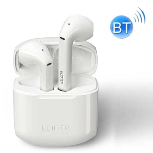 

Edifier LolliPods TWS IPX4 Waterproof Bluetooth 5.0 Noise Reduction Wireless Bluetooth Earphone with Charging Box, Support Call & Voice Assistant(White)