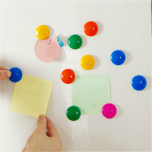 

10 PCS Creative Color Refrigerator Magnetic Stickers Magnet Decoration Whiteboard Magnetic Stickers, Color Random Delivery