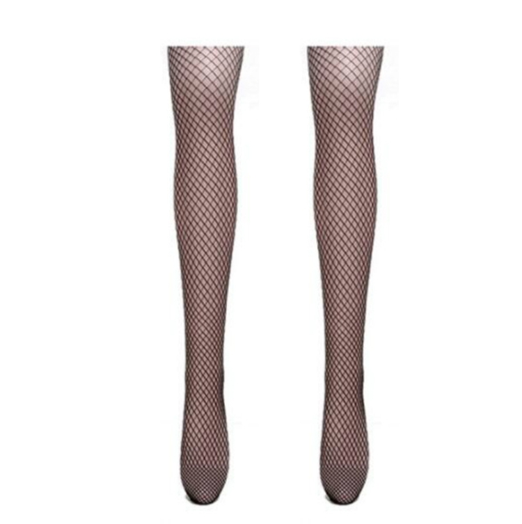 

Women Sexy Pantyhose Mesh Fishnet Nylon Tights Long Stocking, Size:One size(Medium and Small Mesh)