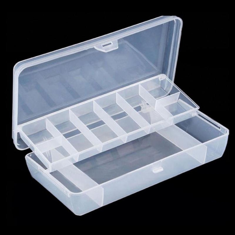 

Miscellaneous Push-Pull Tool Storage Compartment Fishing Bait Box