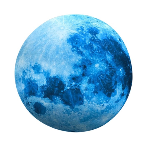 

3 PCS AFG33003 Home Decoration Luminous Stars Moon PVC Stickers, Specification:Blue Moon 20cm