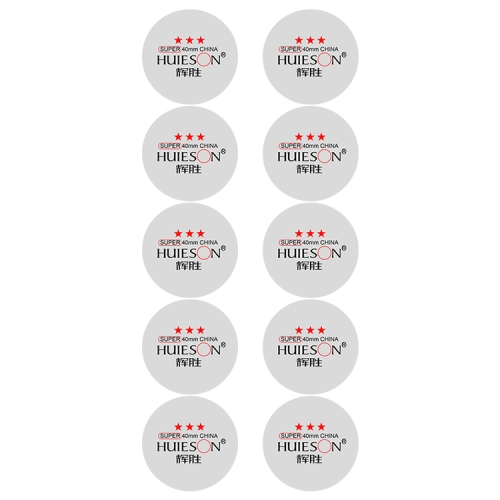 

Huieson HS-YW10 10 PCS ABS Table Tennis Ball for Competition Training, Diameter: 40mm(WHITE)