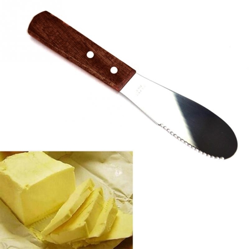 

2 PCS Stainless Steel Cutlery Spatula Butter Knife Scraper Spreader Breakfast Tool Kitchen Accessory
