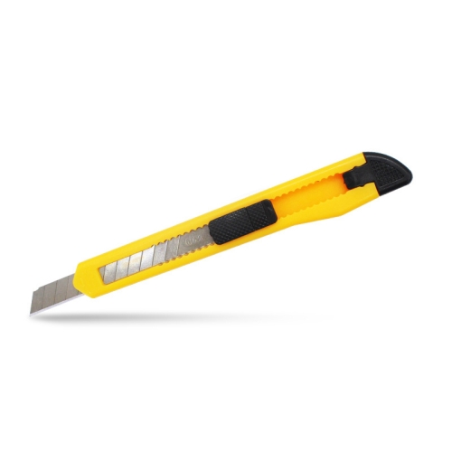 

Snap Off Blade Cutter Knife Paper Student Office Stationery Art Opener(Yellow)