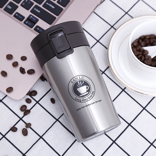 

Travel Coffee Mug Stainless Steel Thermos Tumbler Cups Vacuum Flask Water Bottle Tea Mug 300 ml(Natural Color)