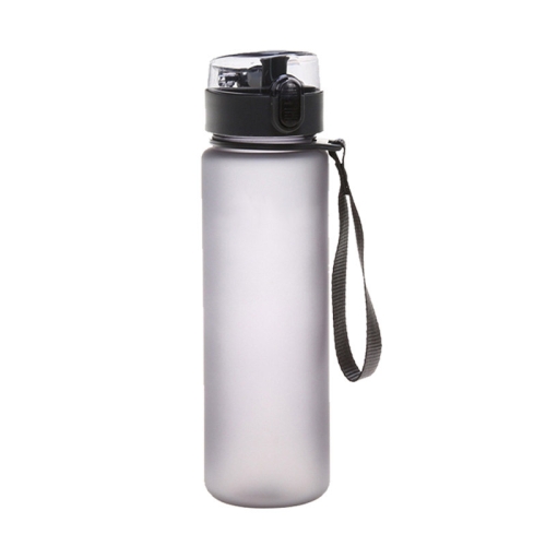 

Leak-proof Sports Water Bottle Tour Hiking Portable Bottles(Light Grey)