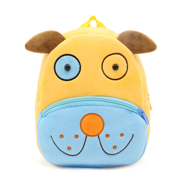 

Kids 3D Animal Velvet Backpacks Children Cartoon Kindergarten Toys Gifts School Bags(Dog)