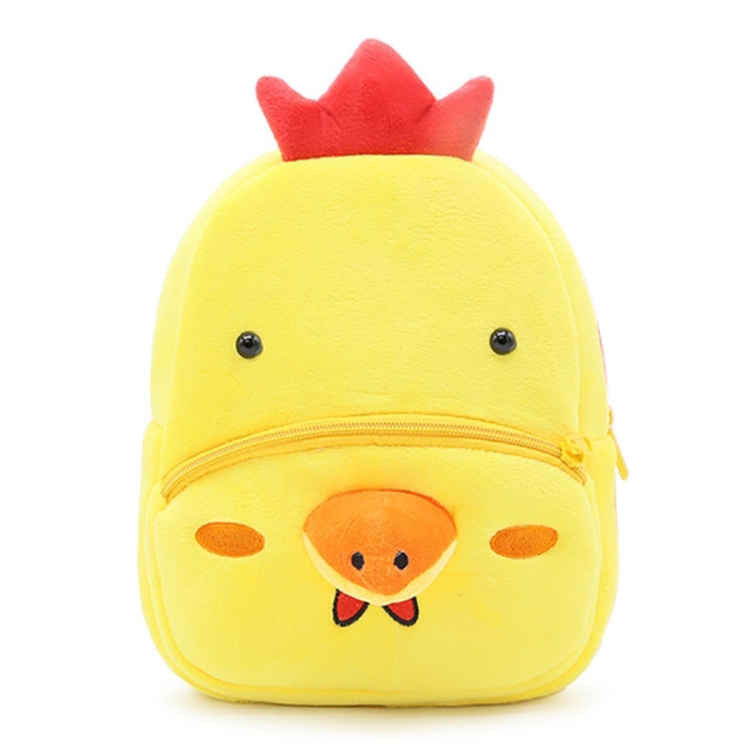 

Kids 3D Animal Velvet Backpacks Children Cartoon Kindergarten Toys Gifts School Bags(Chick)