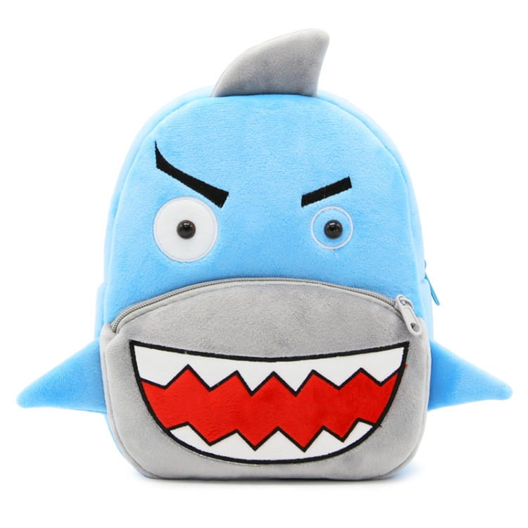 

Kids 3D Animal Velvet Backpacks Children Cartoon Kindergarten Toys Gifts School Bags(Shark)