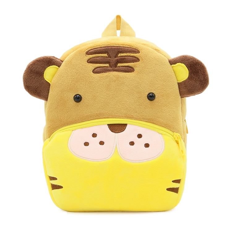 

Kids 3D Animal Velvet Backpacks Children Cartoon Kindergarten Toys Gifts School Bags(Tiger)