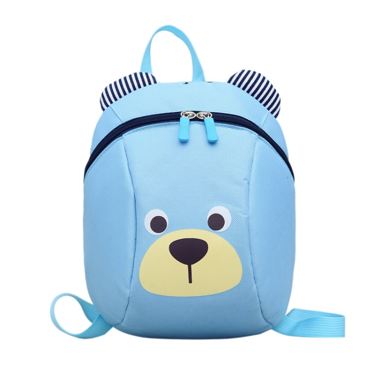 

Children Anti-lost Backpack Toddler Cartoon School Bag(Sky blue)