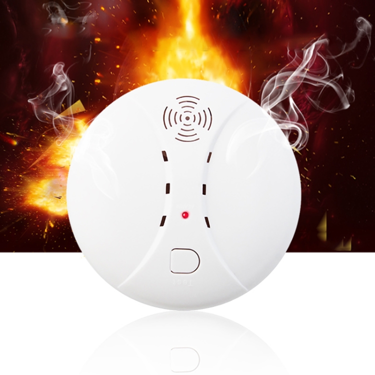 

Wireless Fire Sensor Protection Smoke Detector Home Security Alarm Systems