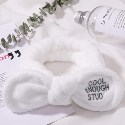 Sunsky Fashion Women Cute Big Ears Comfortable Wash Face Bathe
