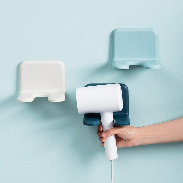 

3 PCS Multifunctional Bathroom Punch-free Storage Sleeve Hair Dryer Bracket, Random Color Delivery