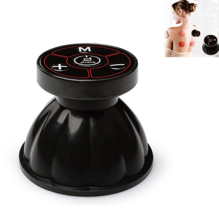 

YKANG Electronic Low-frequency Physiotherapy Instrument Cervical Massage Instrument Dehumidification Cupping Instrument(Black)