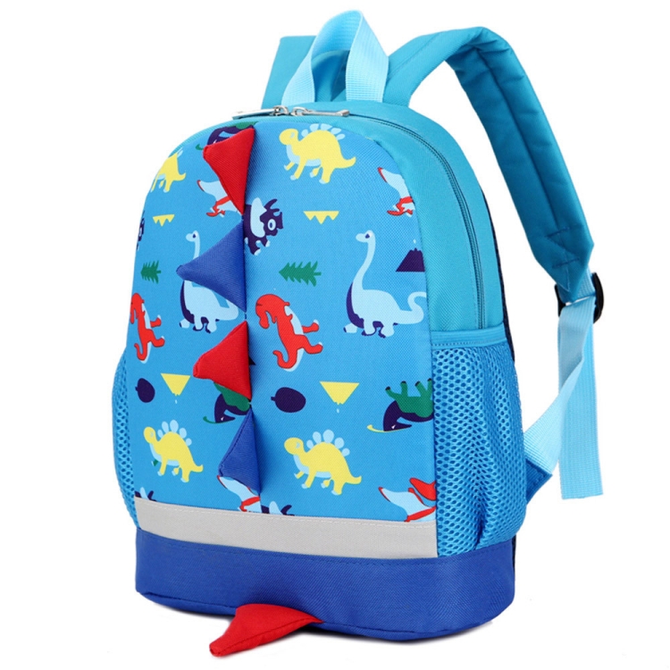 

Backpack Cute Cartoon Dinosaur School Bags for Children(Blue)