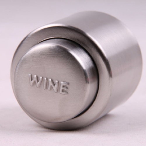 

Push Stainless Steel Red Wine Stopper Champagne Stopper, Style:Red Wine Stopper