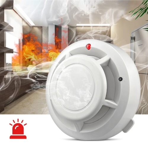 

Fire Protection Smoke Detector Wireless Gas Sensor Highly Sensitive Fire Alarm