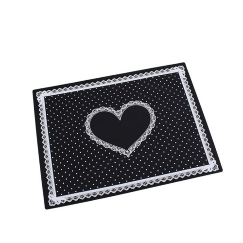 

Nail Art Salon Manicure Silicone Pillow Hand Holder Cushion Lace Table Washable Foldable Mat(Black)