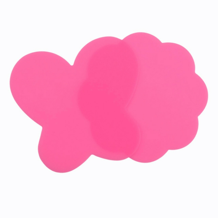 

3 Sets Silicone Table Mat Pad Colorful Washable Stamping Plate Professional Nail Art Manicure Mat(Hot Pink)