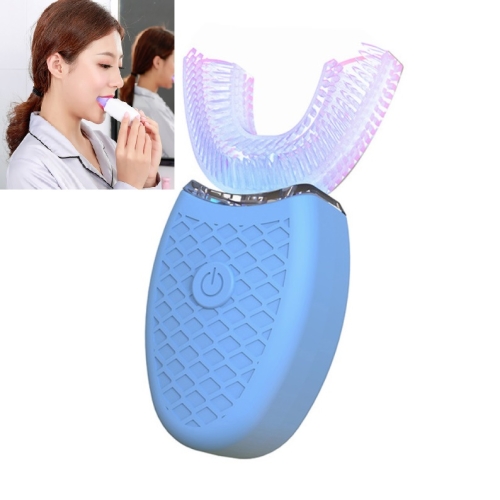 

Lazy U-shaped Mouth Whitening Tooth Electric Toothbrush(Blue)
