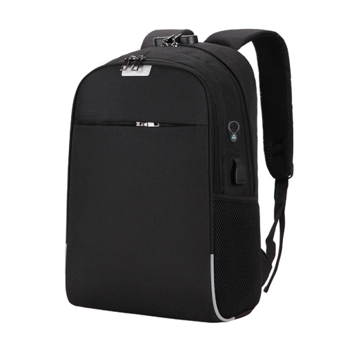 

Laptop Backpack School Bags Anti-theft Travel Backpack with USB Charging Port(Black)