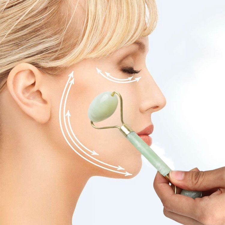 

Double Jade Facial Massage Roller Stick