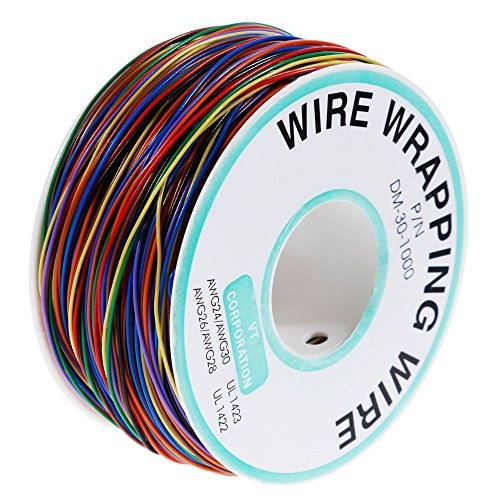 

8 Colors 30AWG Wire Tinned Copper Solid PVC Insulation Wrapping Wire