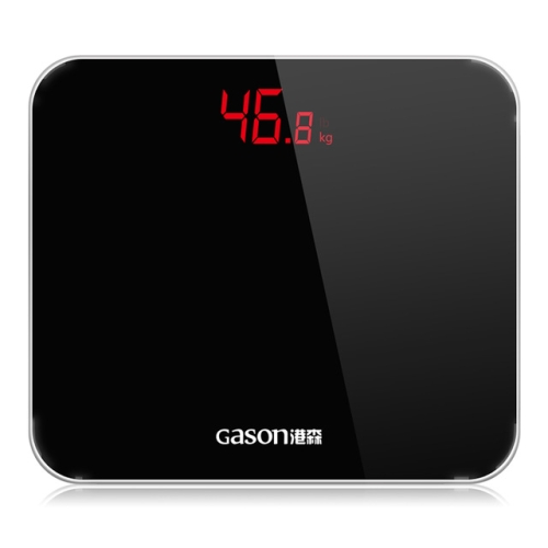 

GASON A3 Bathroom Accurate Smart Electronic Digital Weight Floor Health Balance Body Glass LED Display Weighing Scale(Black)