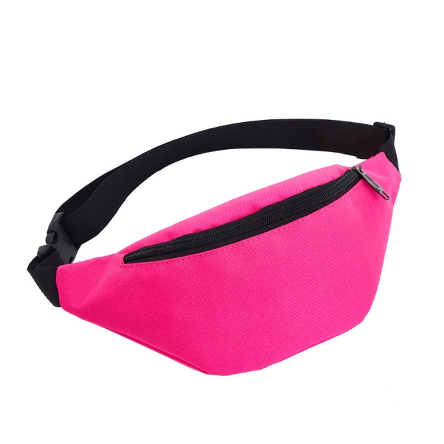 

Unisex Waterproof Waist Pack Belly Bags Purse(Pink)