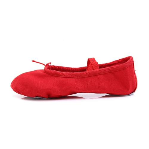 

Adult Children Soft Bottom Cloth Cat Claw Shoes Dance Shoes Yoga Shoes, One Pair, Size:32 Yards(Red)