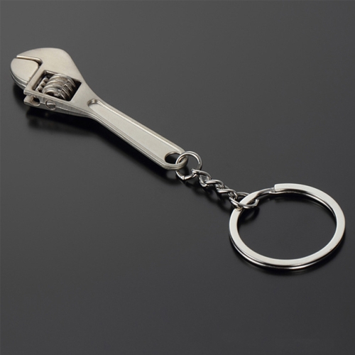 

Mini Metal Adjustable Tool Wrench Spanner Key Chain Keyring