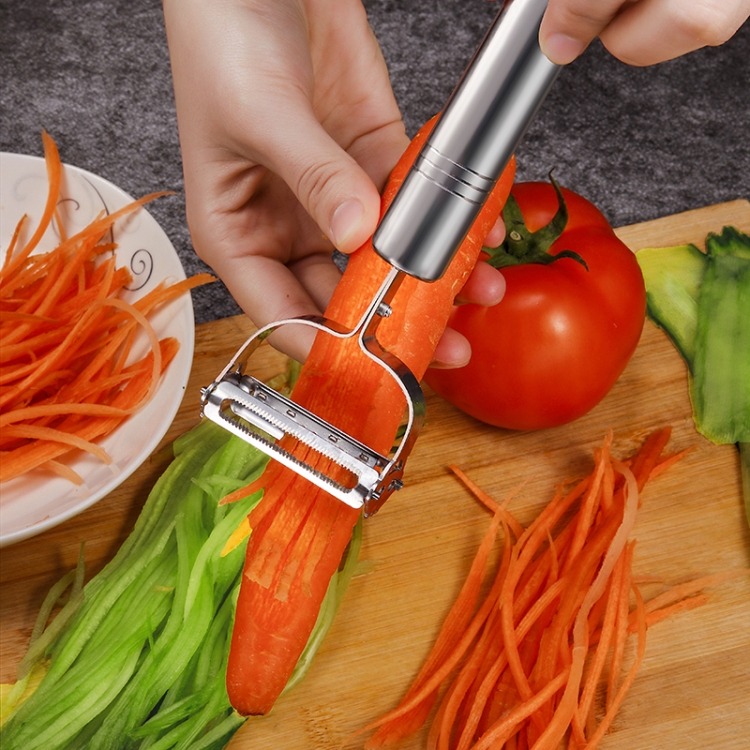 

Multifunction Stainless Steel Vegetable Peeler Double Planing Grater