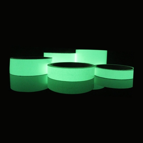 

Reflective Glow Tape Self-adhesive Sticker Removable Luminous Tape Fluorescent Glowing Dark Striking Warning Tape(Green 20mmx3m)