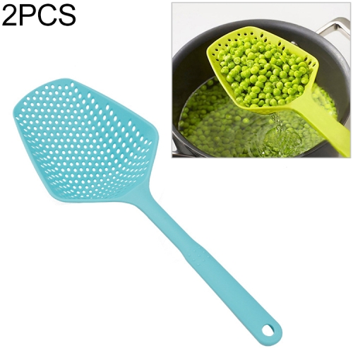 

2 PCS Kitchen Accessories Gadgets Nylon Strainer Scoop(Blue)