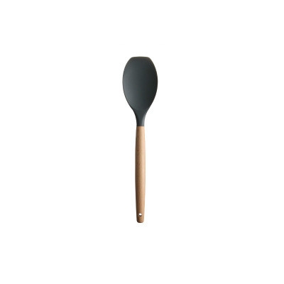 

Silicone Wood Handle Spatula Heat-resistant Soup Spoon Non-stick Special Cooking Shovel Kitchen Tools Spatula Shovel