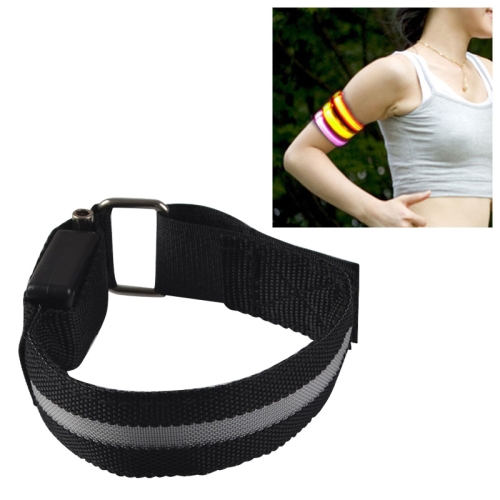 

Colorful Nylon Night Sports LED Light Armband Light Bracelet, Specification:Battery Version